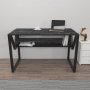 HANAH HOME Radni sto Lona Marble Black - slika 2