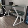 HANAH HOME Radni sto Wake Green White - slika 3