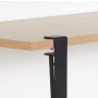 HANAH HOME Radni sto Eridanos Wooden Black - slika 5