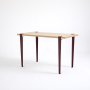HANAH HOME Radni sto Eridanos Wooden Burgundy - slika 3