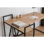 HANAH HOME Radni sto Lissa Kose Black - slika 3