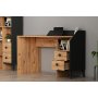 HANAH HOME Radni sto Star Atlantic Pine Black - slika 2