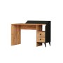 HANAH HOME Radni sto Star Atlantic Pine Black - slika 3