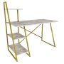 HANAH HOME Radni sto Admira White Gold - slika 4
