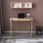 HANAH HOME Radni sto Hussum Gold Oak - slika 2