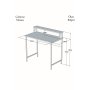 HANAH HOME Radni sto Uso Walnut Black - slika 5