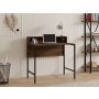 HANAH HOME Radni sto Uso Walnut Black - slika 1