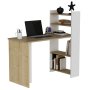 HANAH HOME Radni sto Enna Sapphire Oak White - slika 3