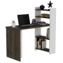 HANAH HOME Radni sto Enna Walnut White - slika 3