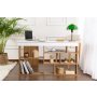 HANAH HOME Radni sto Vesper White Atlantic Pine - slika 3