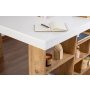 HANAH HOME Radni sto Vesper White Atlantic Pine - slika 5