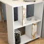 HANAH HOME Radni sto Lima White Marble - slika 4
