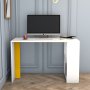 HANAH HOME Radni sto Lima White Yellow - slika 2