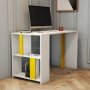 HANAH HOME Radni sto Lima White Yellow - slika 3