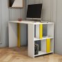 HANAH HOME Radni sto Lima White Yellow - slika 1