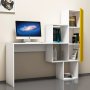 HANAH HOME Radni sto Acelya White Yellow - slika 3