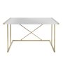 HANAH HOME Radni sto Adelaide Gold White - slika 4