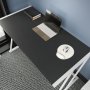 HANAH HOME Radni sto Adelaide White Anthracite - slika 3