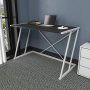 HANAH HOME Radni sto Adelaide White Anthracite - slika 1