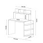 HANAH HOME Radni sto Beta White - slika 5