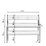 HANAH HOME Radni sto Ceren L169 - slika 5