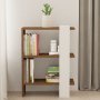 HANAH HOME Polica za knjige Gaye Walnut White - slika 2
