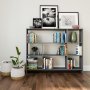 HANAH HOME Polica za knjige Lavina Anthracite - slika 1