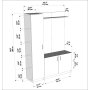 HANAH HOME Naturel Teak White - slika 5