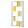 HANAH HOME Polica za knjige Lima White Yellow - slika 4
