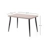 HANAH HOME Trpezarijski sto Oslo 3074 - slika 5