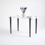 HANAH HOME Trpezarijski sto Eurotas White Black - slika 2