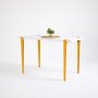HANAH HOME Trpezarijski sto Eurotas White Yellow - slika 2