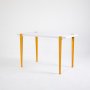 HANAH HOME Trpezarijski sto Eurotas White Yellow - slika 3