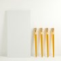 HANAH HOME Trpezarijski sto Eurotas White Yellow - slika 4