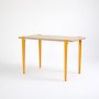 HANAH HOME Trpezarijski sto Eurotas Wooden Yellow - slika 3