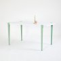 HANAH HOME Trpezarijski sto Pineios White Mint Green - slika 2
