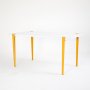 HANAH HOME Trpezarijski sto Pineios White Yellow - slika 3