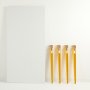 HANAH HOME Trpezarijski sto Pineios White Yellow - slika 4