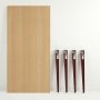 HANAH HOME Trpezarijski sto Pineios Wooden Burgundy - slika 4