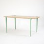 HANAH HOME Trpezarijski sto Pineios Wooden Mint Green - slika 3