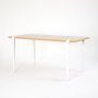 HANAH HOME Trpezarijski sto Pineios Wooden White - slika 3