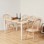 HANAH HOME Trpezarijski sto Pineios Wooden White - slika 1
