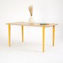 HANAH HOME Trpezarijski sto Pineios Wooden Yellow - slika 2