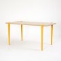 HANAH HOME Trpezarijski sto Pineios Wooden Yellow - slika 3