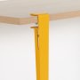HANAH HOME Trpezarijski sto Pineios Wooden Yellow - slika 5