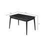HANAH HOME Trpezarijski sto Lotus 1121 - slika 4