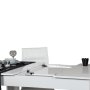 HANAH HOME Trpezarijski sto Oblo Shiny White - slika 3