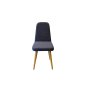 HANAH HOME Trpezarijska stolica Vina Mini 1048 Oak Dark Blue - slika 2