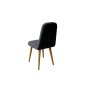 HANAH HOME Trpezarijska stolica Vina Mini 1053 Oak Anthracite - slika 2