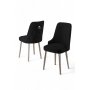 HANAH HOME Set 2 stolice Newa Black Chrome - slika 2